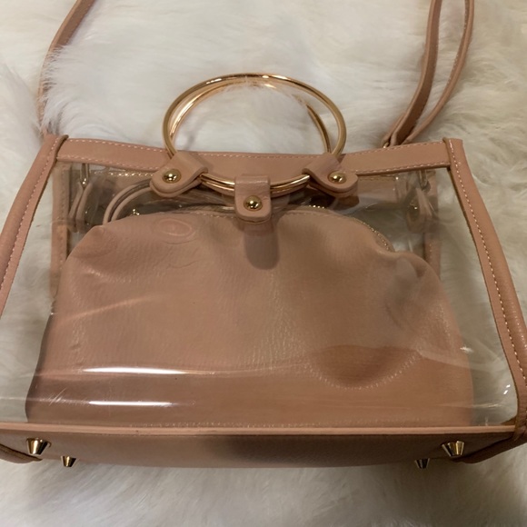 Blush Pink Clear Bag 💕 - Picture 4 of 8